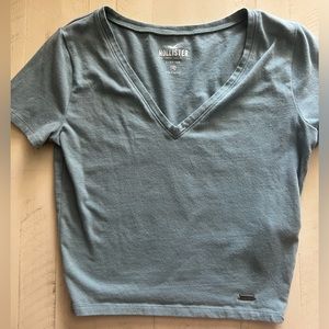 Hollister Light Blue Baby Tee Collection size XS